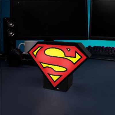 Dc comics superman boite lumineuse 13cm