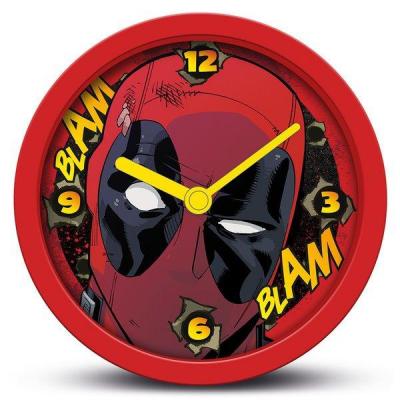 Deadpool blam blam horloge de bureau 16cm