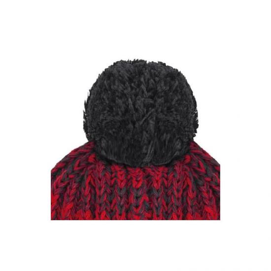 Deadpool pom pom tricot beanie red