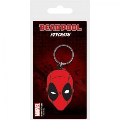 Deadpool porte cles caoutchouc face 1