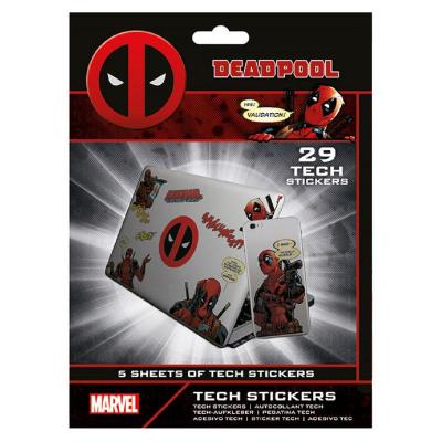 Deadpool tech stickers pack merc with a mouth