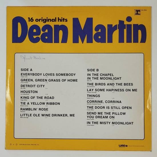 Dean martin 16 original hits album vinyle occasion 1