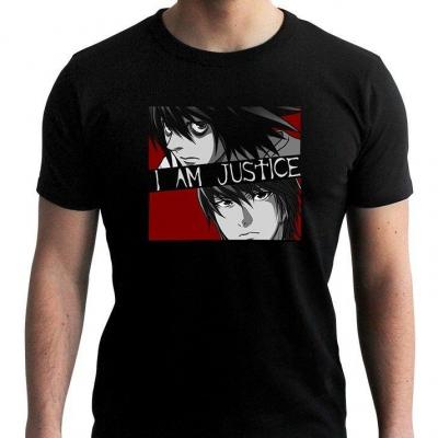 Death note i am justice t shirt homme