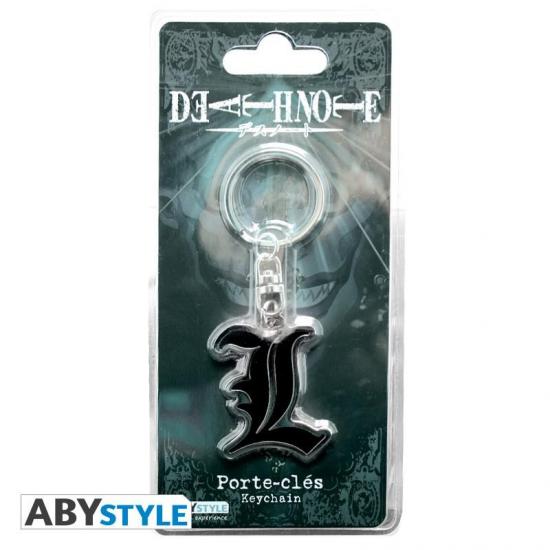 Death note porte cles metal l symbol 1