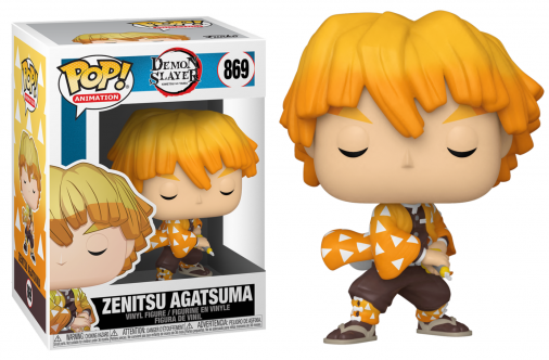Demon slayer bobble head pop n 869 zenitsu agatsuna