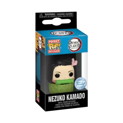 Demon slayer pocket pop keychains nezuko in basket