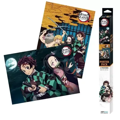 Demon slayer set 2 posters 52x38