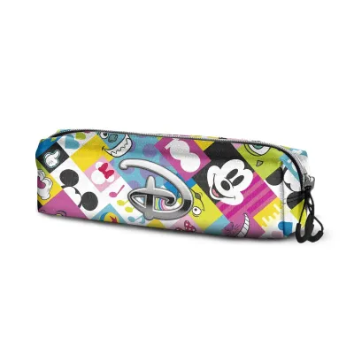Disney 100 ans collage trousse carre 21x7x5 5cm