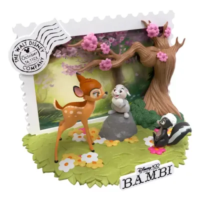 Disney 100eme anniv bambi diorama d stage 12cm
