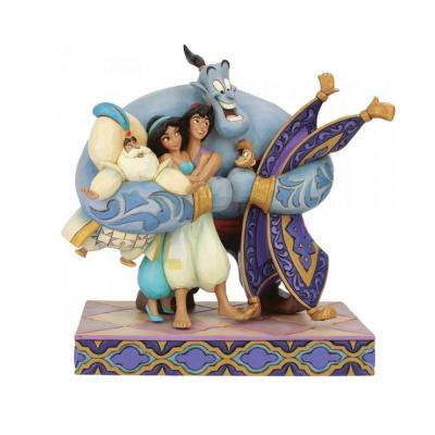 Disney aladdin calin de groupe statuette 20cm