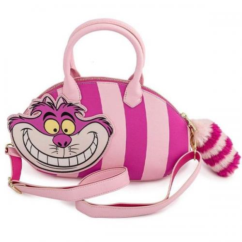 Disney cheshire cat sac bandouliere loungefly 30 5x18x9 1