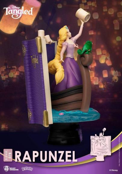 Disney diorama 078 livre histoire raiponce 3