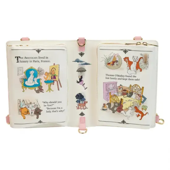 Disney les aristochats livre classique convertible sac bandouliere 4