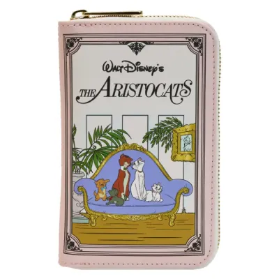 Disney les aristochats livre classique portefeuille loungefly