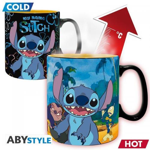 Disney lilo stitch mug thermoreactif 460ml 1