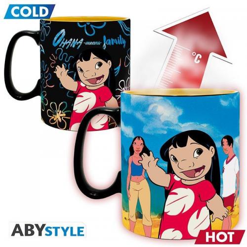 Disney lilo stitch mug thermoreactif 460ml 2