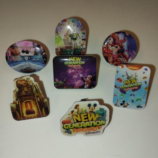 Disney lot 7 pin s parc theme edition carrefour 2010 lot n 29 occasion
