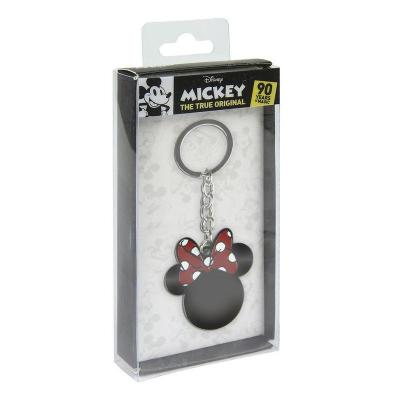 Disney metal keychain minnie bow