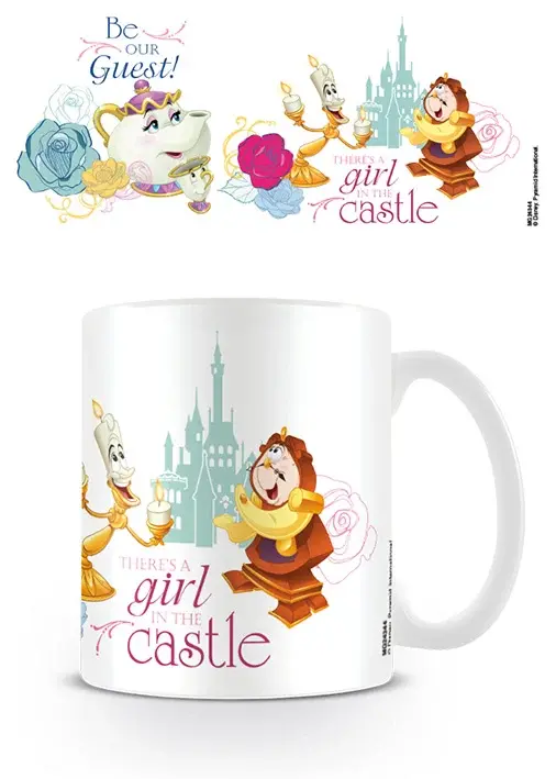 Disney mug 300 ml beauty and the beast be our guest 1