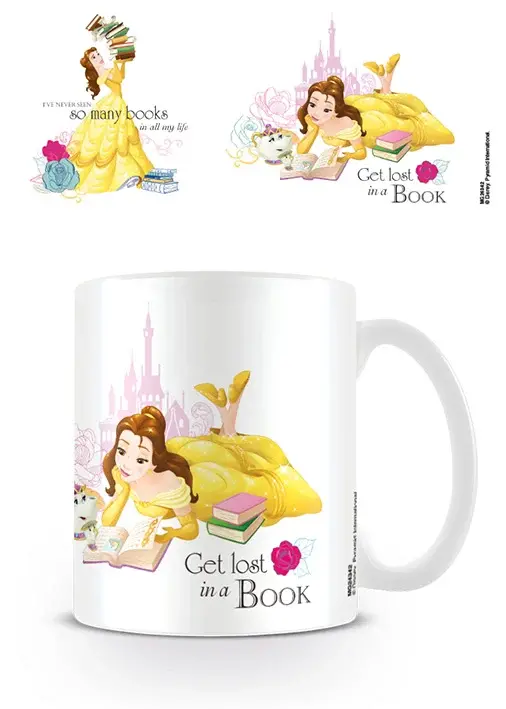 Disney mug 300 ml beauty and the beast books 1