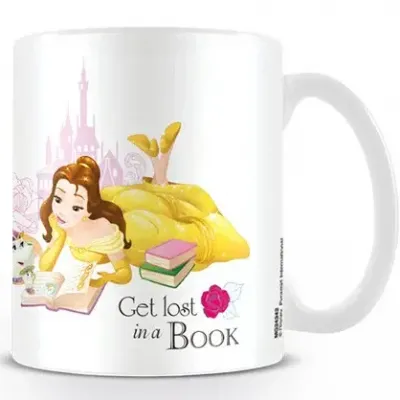 Disney mug 300 ml beauty and the beast books