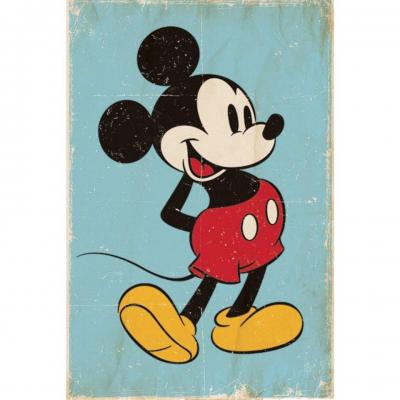 Disney poster 61x91 mickey mouse retro