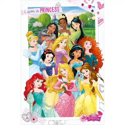 Disney princess poster 61x91 i am a princess