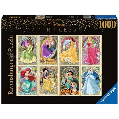 Disney puzzle collector s edition 1000p princesses art nouveau