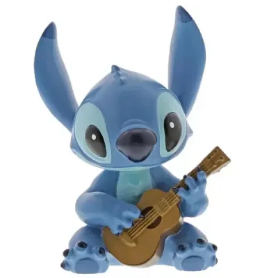 Disney showcase collection stitch guitar figurine 9cm 4
