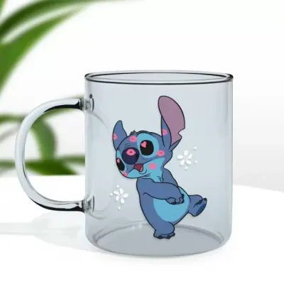 Disney stitch mug en verre