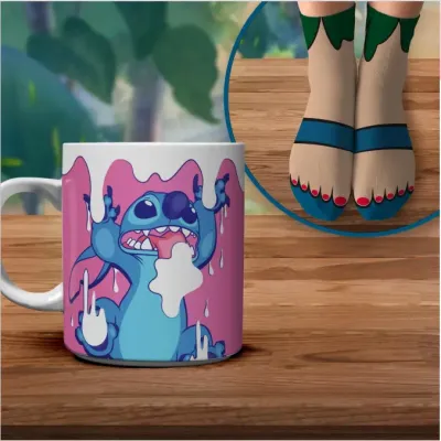 Disney stitch mug et chaussettes