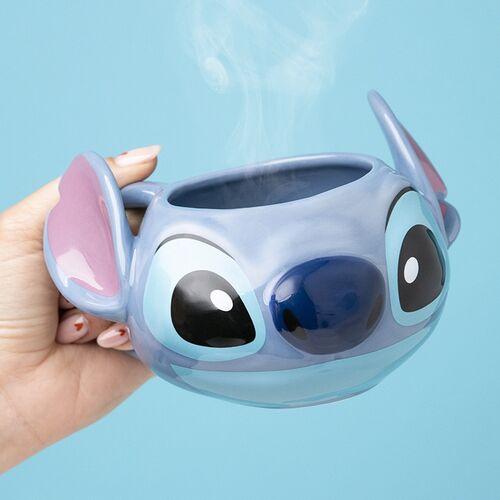 Disney stitch shaped mug