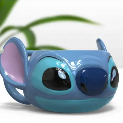 Disney stitch shaped mug