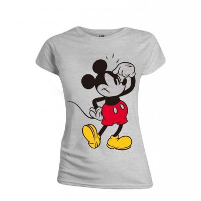Disney t shirt mickey mouse annoying face girl