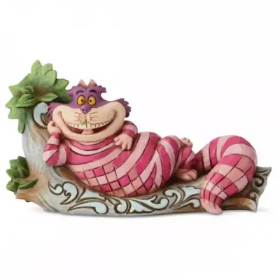 Disney traditions chat du cheshire statuette enesco 7cm