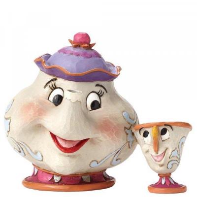 Disney traditions mrs potts chip a mother s love 12 5cm