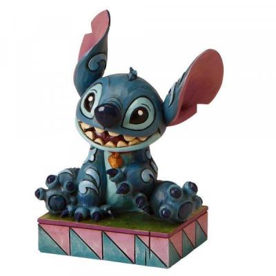 Disney traditions stitch ohana means figurine 9 5cm
