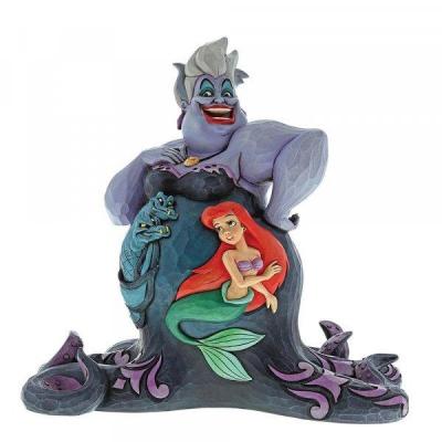 Disney traditions ursula with scene figurine 21cm