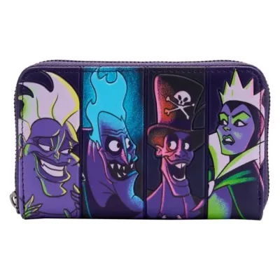 Disney villains brille dans le noir portefeuille loungefly 3