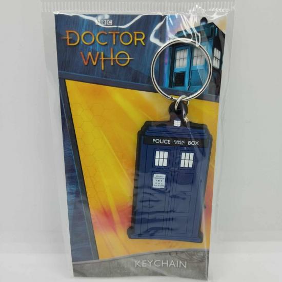 Doctor who porte cles caoutchouc tardis 1