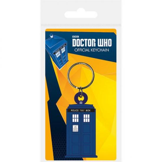 Doctor who porte cles caoutchouc tardis
