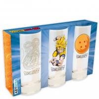 Dragon ball set de 3 verres