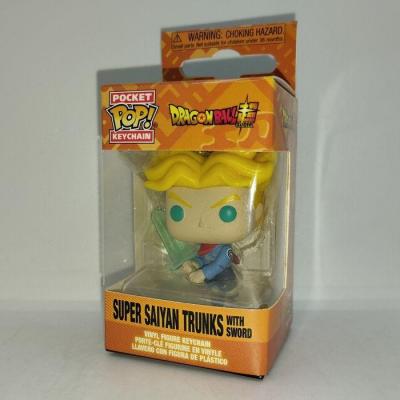 Dragon ball super funko pocket pop keychains ss trunks