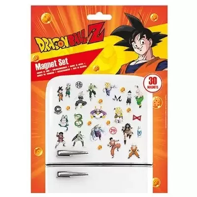 Dragon ball z set de 20 magnets