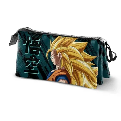 Dragon ball z warrior trousse triple 23x11x7cm