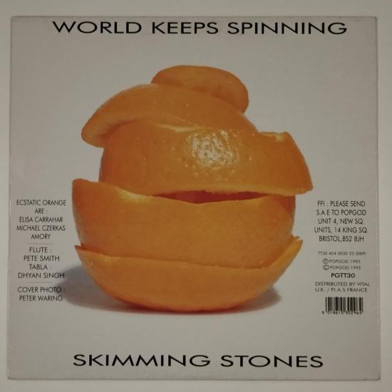 Ecstatic orange world keeps spinning maxi single vinyle occasion 1