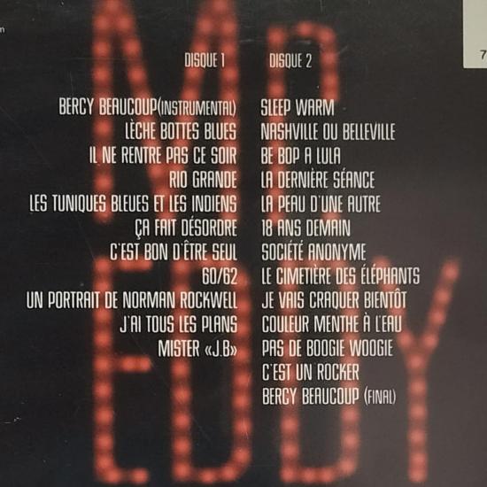 Eddy mitchell mr eddy a bercy 97 double album cd occasion 2