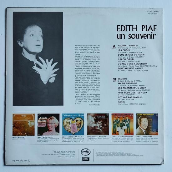Edith piaf un souvenir album vinyle occasion 1
