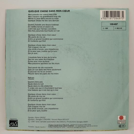Elsa quelque chose dans mon coeur pressage allemagne single vinyle 45t occasion 1