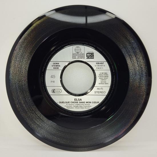 Elsa quelque chose dans mon coeur pressage allemagne single vinyle 45t occasion 2